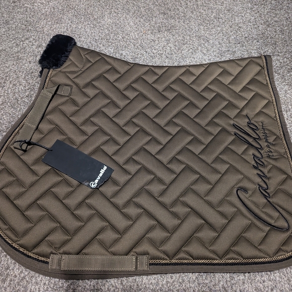 Cavallo Other - Brown Quilted Saddle Pad by Cavallo